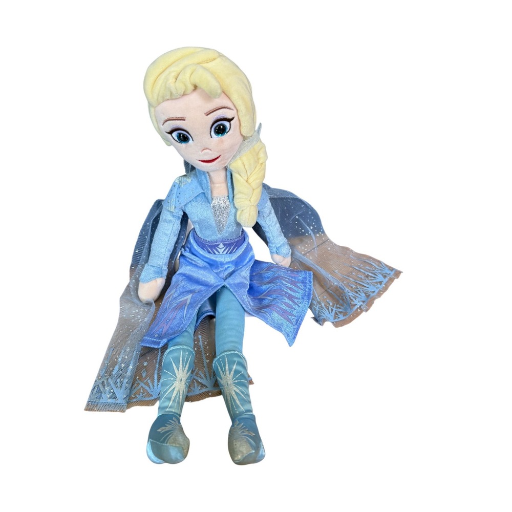 Ty Beanie Baby Disney Sparkle Princess Elsa Frozen 17" Elsa Plush Stuffed - Picture 1 of 5